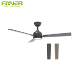 Black ceiling fan light