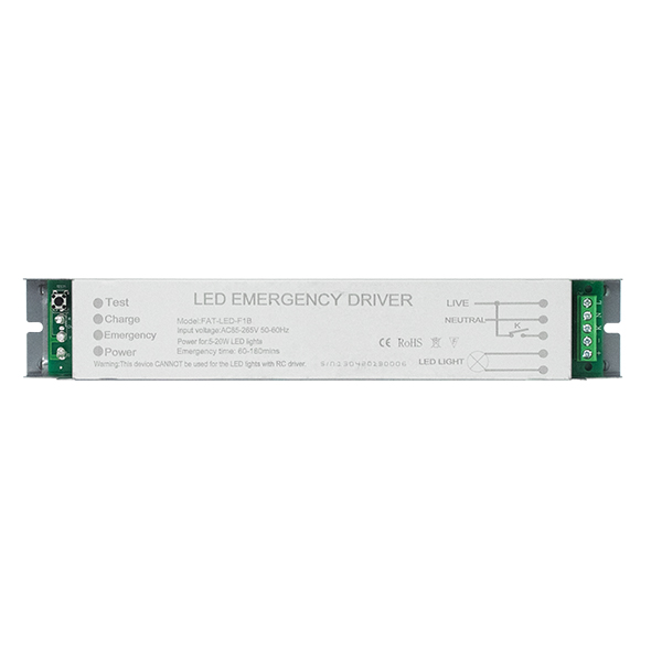 Full Power Output Emergency Lighting Driver For 5-20W LED Tube Light