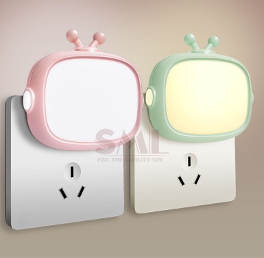 High Quality Plug in Bedroom LED Cute Lamp Baby Care Socket Night