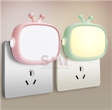 High Quality Plug in Bedroom LED Cute Lamp Baby Care Socket Night