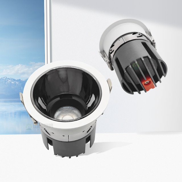 Adjustable 10W LED Downlight Headlight - Robust Aluminum Housing with 15 24 36 55° Lens Choices for