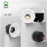 Sleek 10W Recessed Anti-Glare LED Downlight - Premium Aluminum Design for Modern Shopping Mall & Off