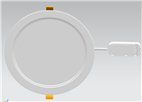 Round super slim panel light with seperated driver box
