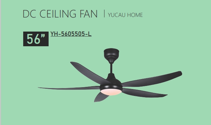 Ceiling fan with light——YH-5605505-L