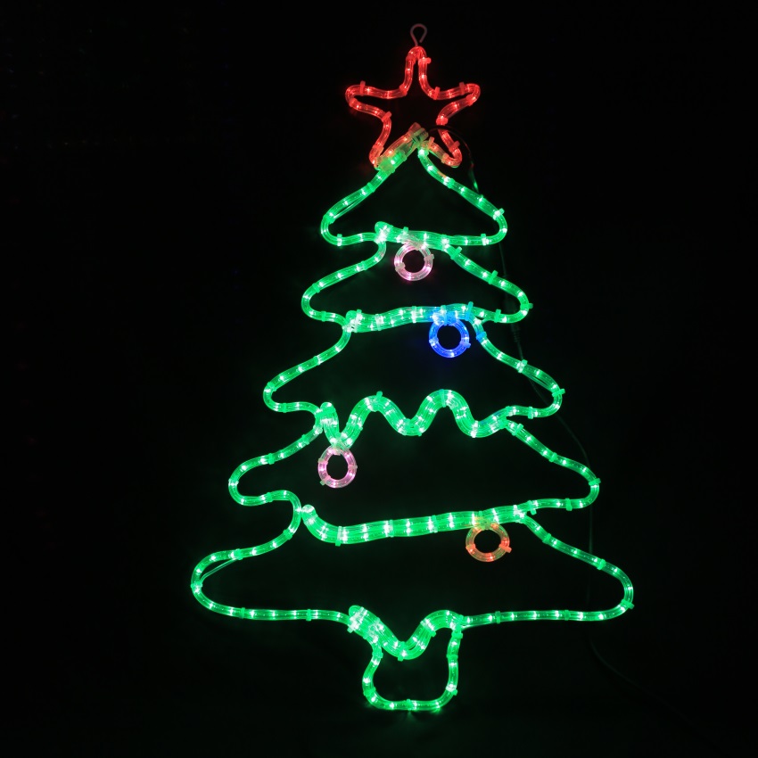 2D Christmas tree motif light 57*90cm for Christmas decorative