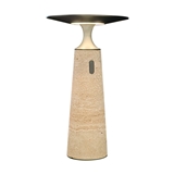 ZH2240 Natural Travertine LED rechargeable table lamp