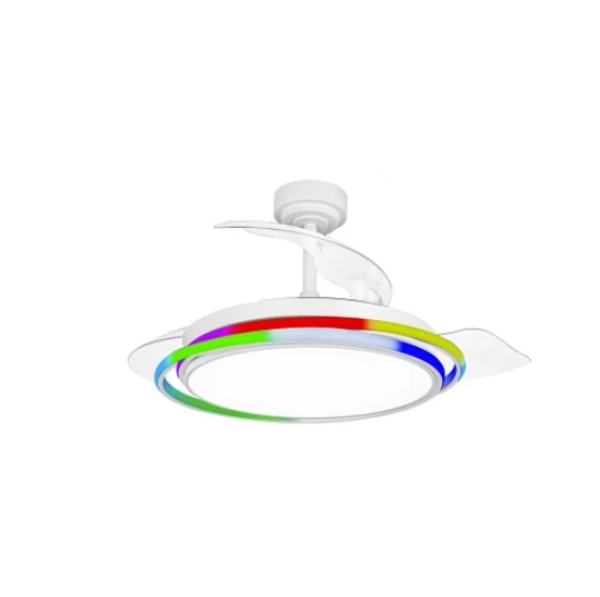 Ceiling fan anti-static RGB white LED 65W 3CCT 106CM ? DC motor