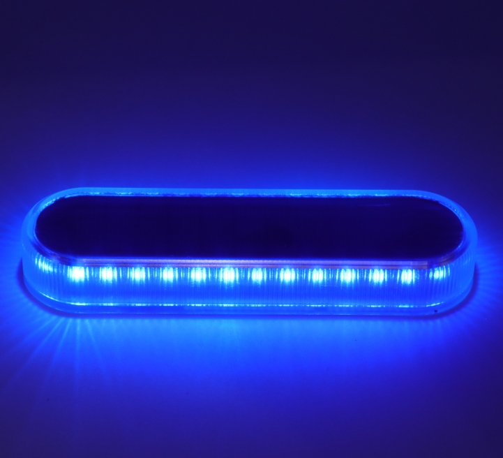 Solar Deck Lights Linear Blue