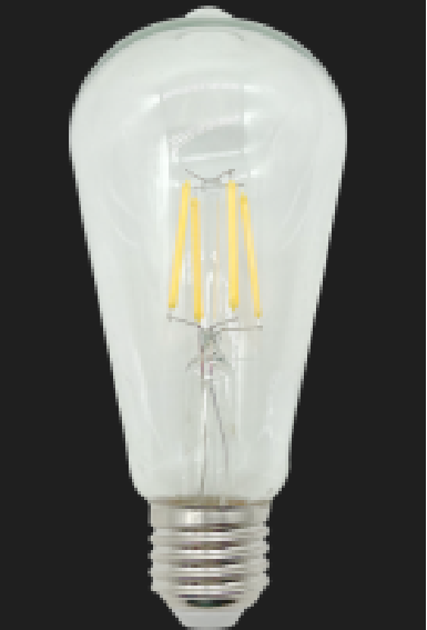 LED-FST64 LED light bulb energy saving light bulb light source transparent long tube filament bulb