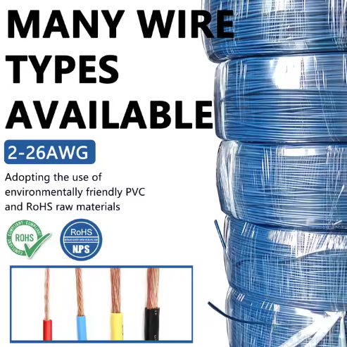 low smoke environmentally PVC insulation tinned industrial electric cable power copper wires pricing