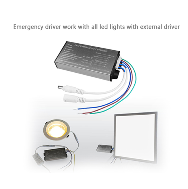 3-60W LED Lamps Emergency Driver Emergency Backup Battery For Power Outage Llighting