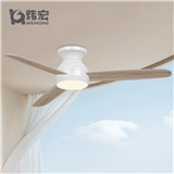 Weihong Led Ceiling Fan Low Profile Elegant Design 6 Speeds Plyw Blades Ceiling Fan for Low Ceiling