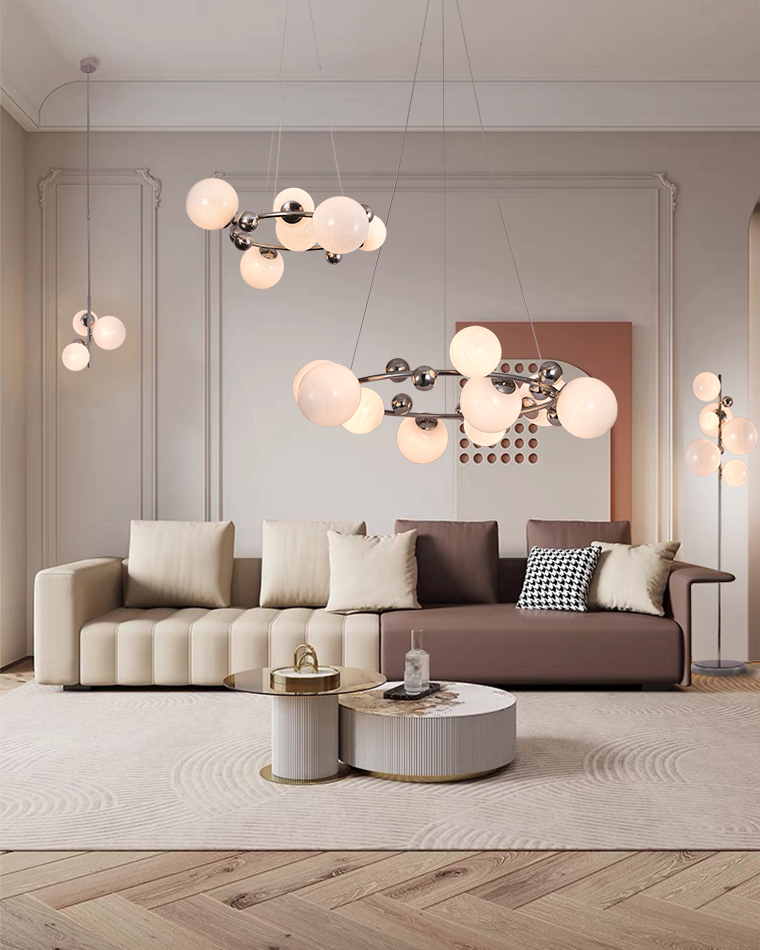 Chandelier with modern design style