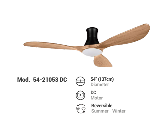 Weihong SOLID WOODBLADESCEILING FAN 54-21053 DC