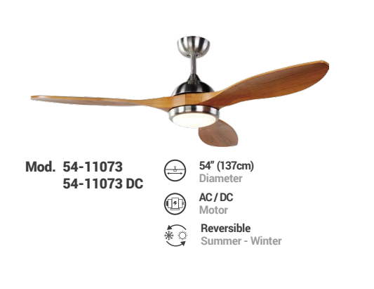 Weihong SOLID WOODBLADESCEILING FAN 54-11073 DC