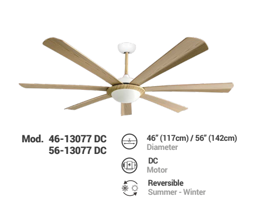 Weihong ABS PLASTICBLADESCEILING FAN 56-13077 DC