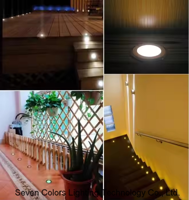 AC 100-240v Outdoor Landscape Lights IP67 1.5w Solar Recessed Lights for Yard SC-F110A-AC