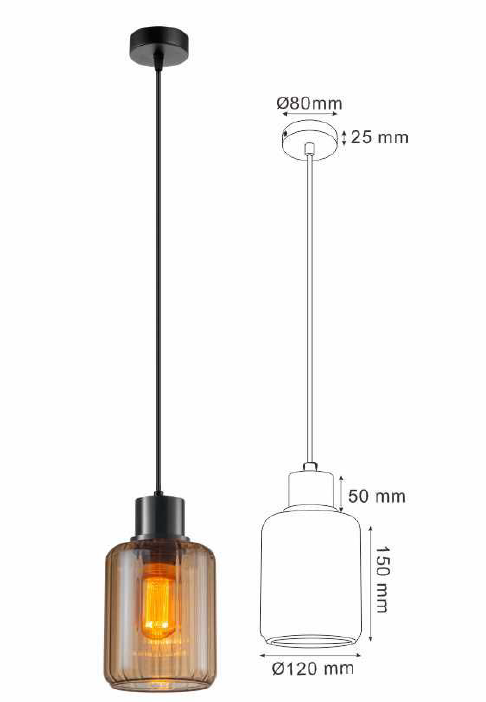 E27 E14 base pendant light