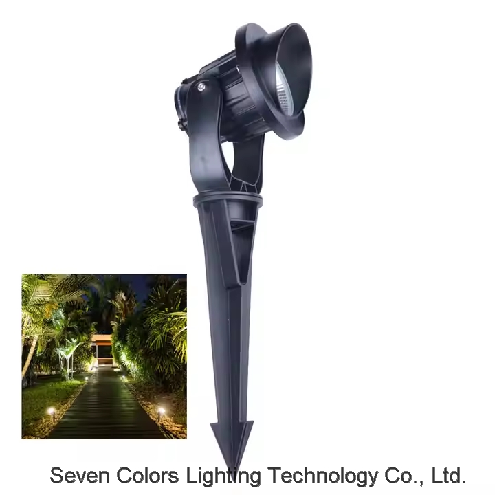 6W 10W 12-24V Landscape Spotlights Lawn Light Garden Spike Lamp Outdoor Uplight