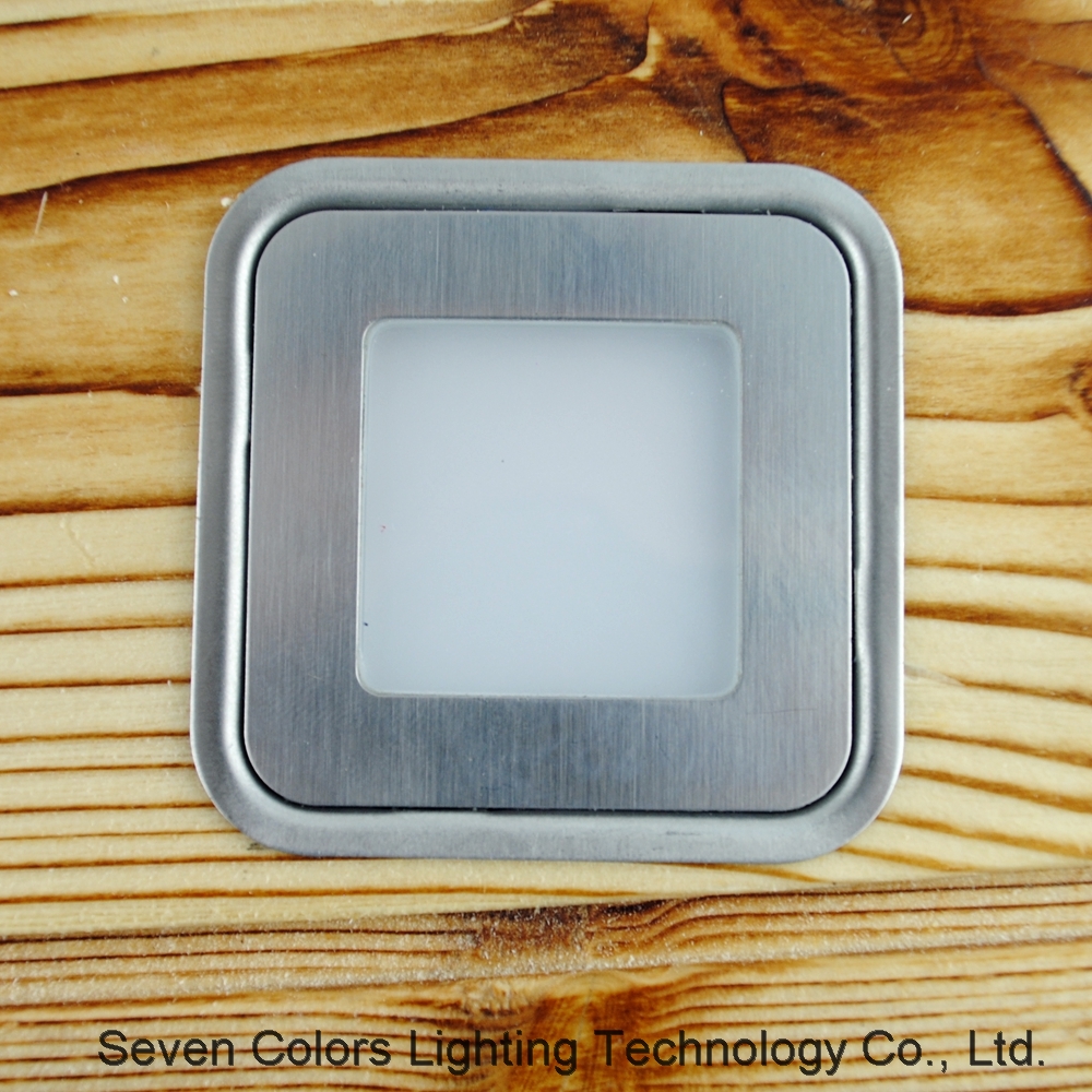 Square Shape Stainless Steel China Deck Light Waterproof Mini Floor Lighting SC-B102B