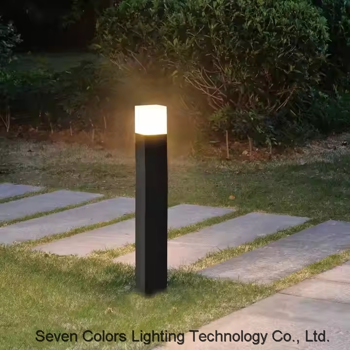 SC-J106 Aluminum Modern Waterproof Led Bollard Decor Outdoor Spot Lawn Light