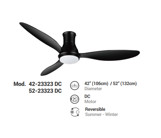 Weihong ABS PLASTICBLADESCEILING FAN 42-23323 DC
