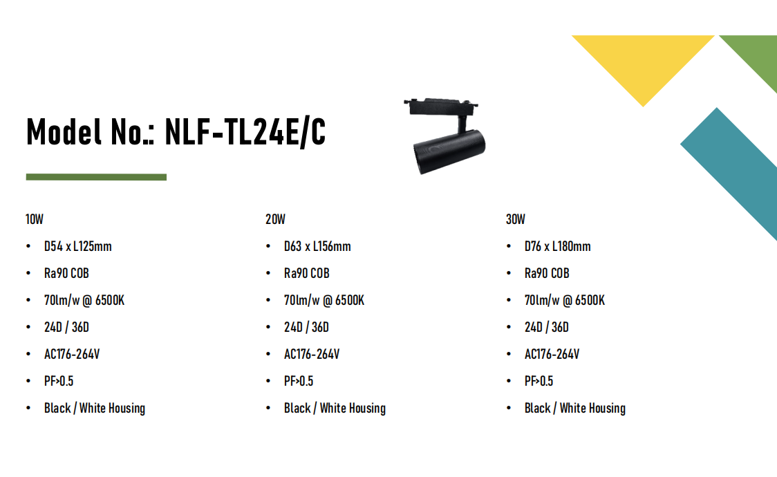 LED COB TRACK LIGHT SERIES