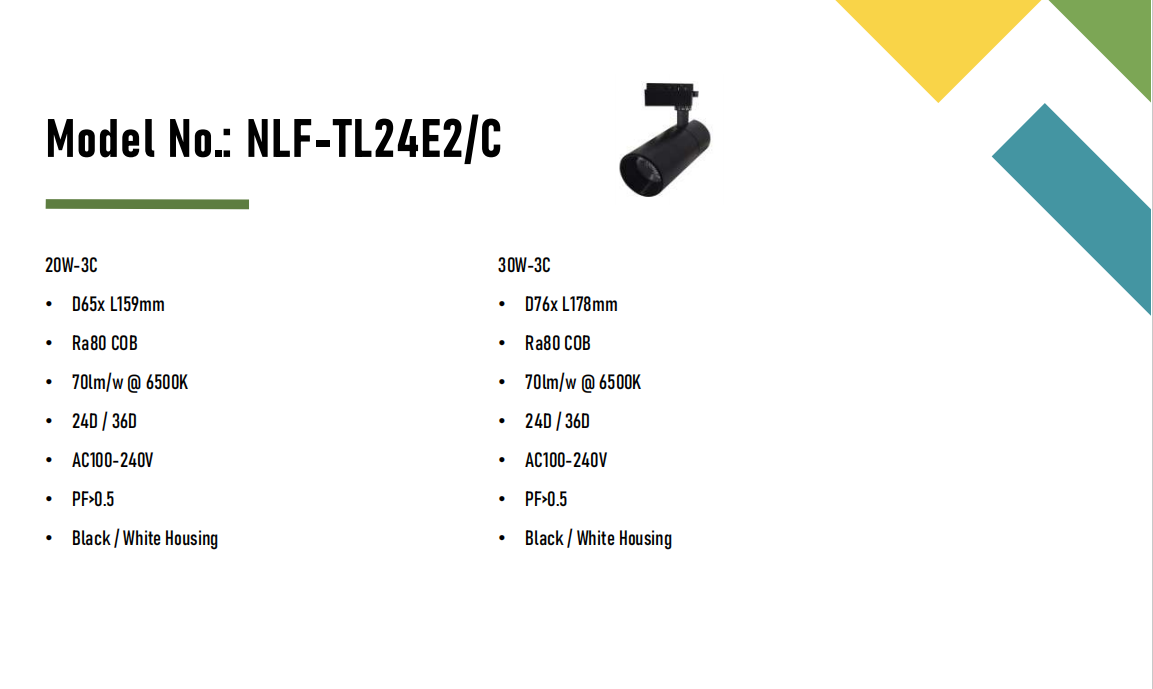 LED COB TRACK LIGHT SERIES