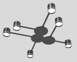 GX53 Ceiling light