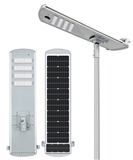 LKJ series 30 40 60 80 100W Integrated solar street lamp with self-cleaning battery panels