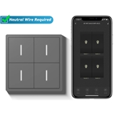 4 Gang 1 Way Europe Zigbee Tuya Alexa Light Home Push Button Wall Smart Switch