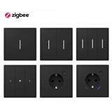 Europe Zigbee Tuya Alexa Light Home Push Button Wall Smart Switch Socket