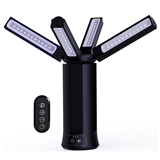 Dimmable Rechargeable 44.4Wh Lithium Battery SOS 4-leaf Camping Lights with 10M Remote Control