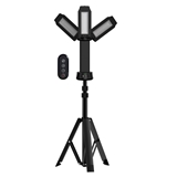 2400lm Bidirectional Charging 12000mAh Single Light Control Tripod Work Light with SOS Function