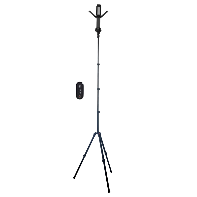 MAX 4000lm Bidirectional Rechargable 44.4Wh Battery 2.1M Tripod Work Light with Single Light Control