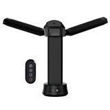 2400lm Bidirectional Rechargable 6000mAh Single Light Control 3-leaf Work Light with Hook Magnets