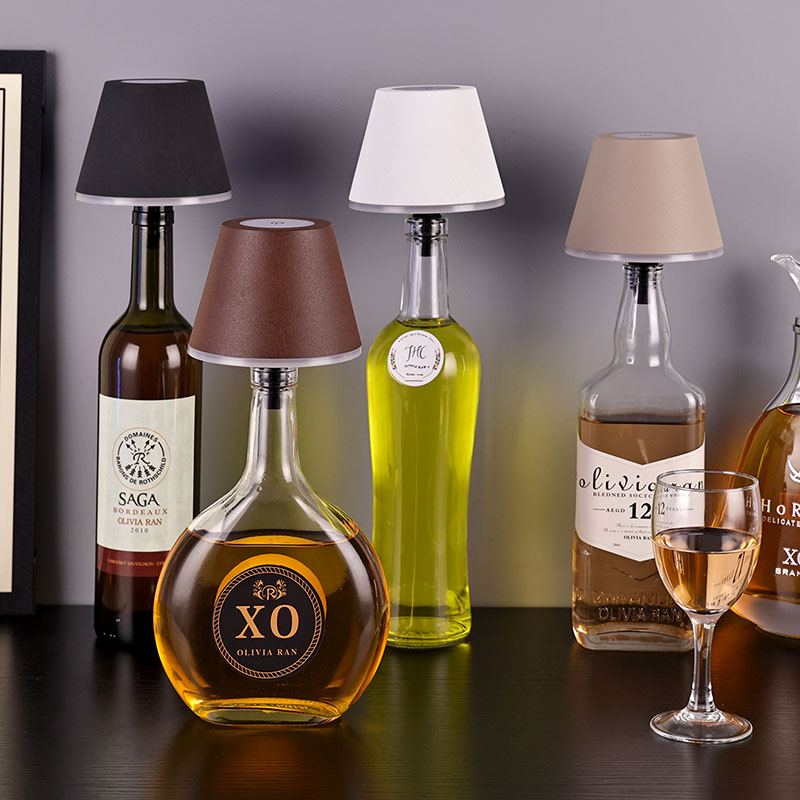 Plastic Wine bottle lamp