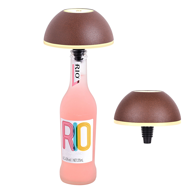 Plstic circle Wine bottle lamp