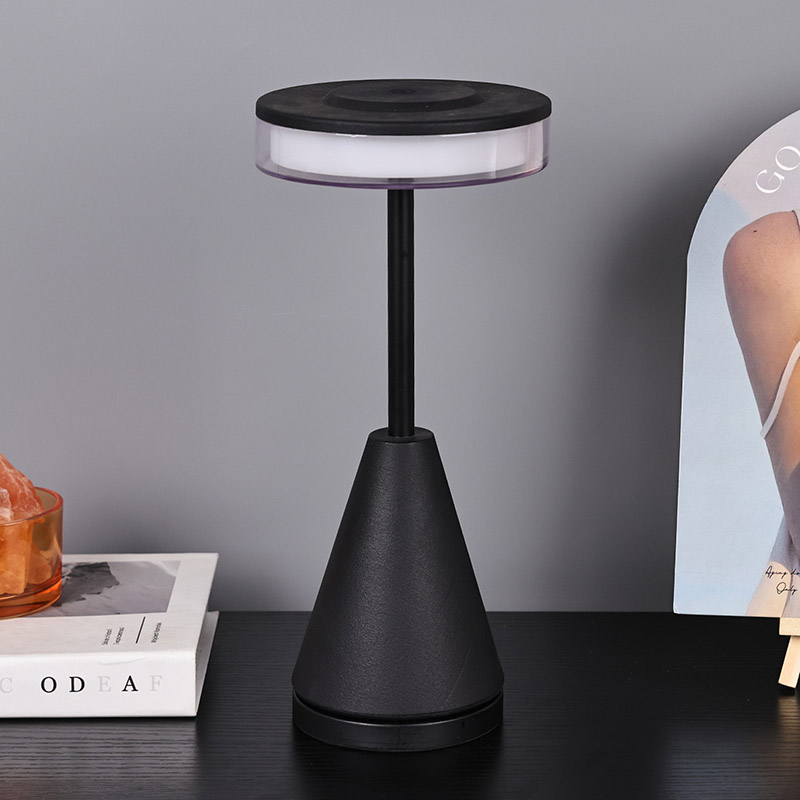 LED desk lamp with RGB shade