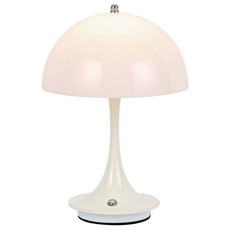 Desk lamp with mushroom shade