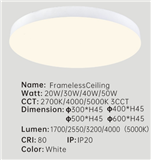 Frameless Ceiling lamp