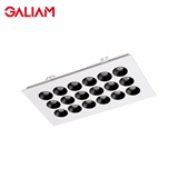 20W led hotel downlights dimmable downlights ceiling grille lights aluminum embedded linear