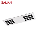 20W led hotel downlights dimmable downlights ceiling grille lights aluminum embedded linear
