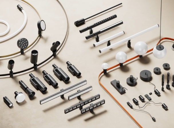 DIY Surface-Mounted Semi-Flexible Track Light