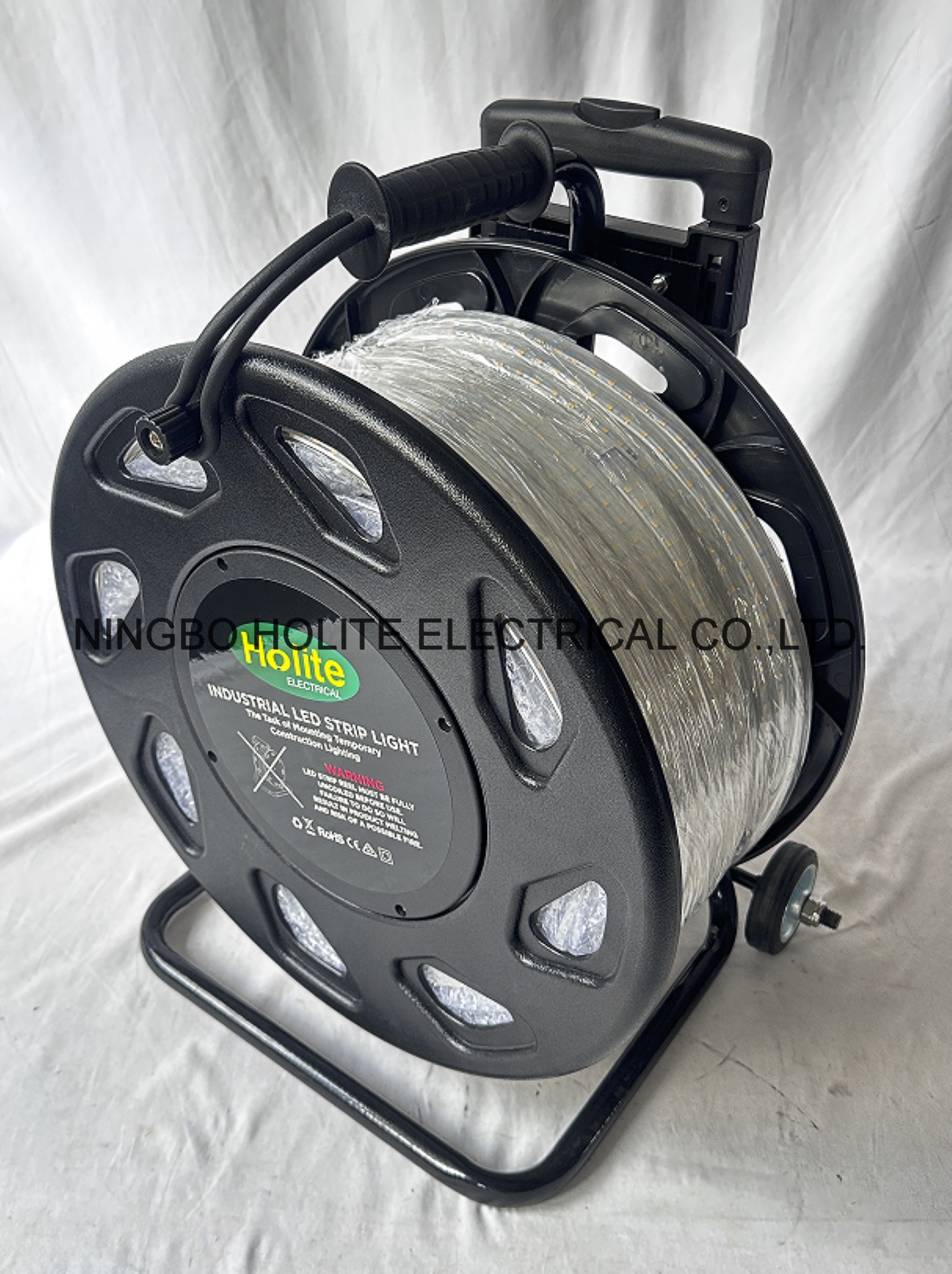 110v 240v 50m LED STRIP LIGHT with portable drum for construction sites