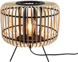 Simple bamboo weaving and bamboo art table lamp modern creative retro and practical bedside lamp