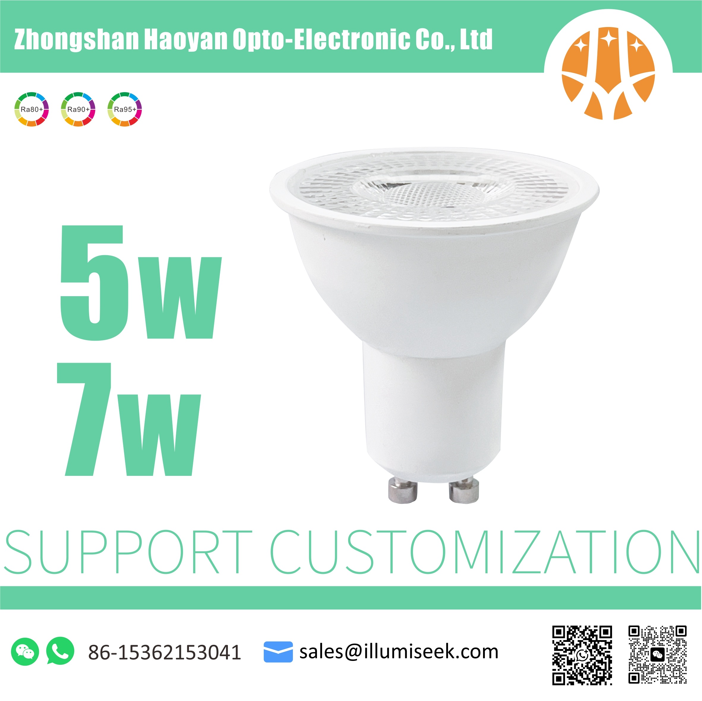 5W 7W GU10 MR16 LED Bulbs