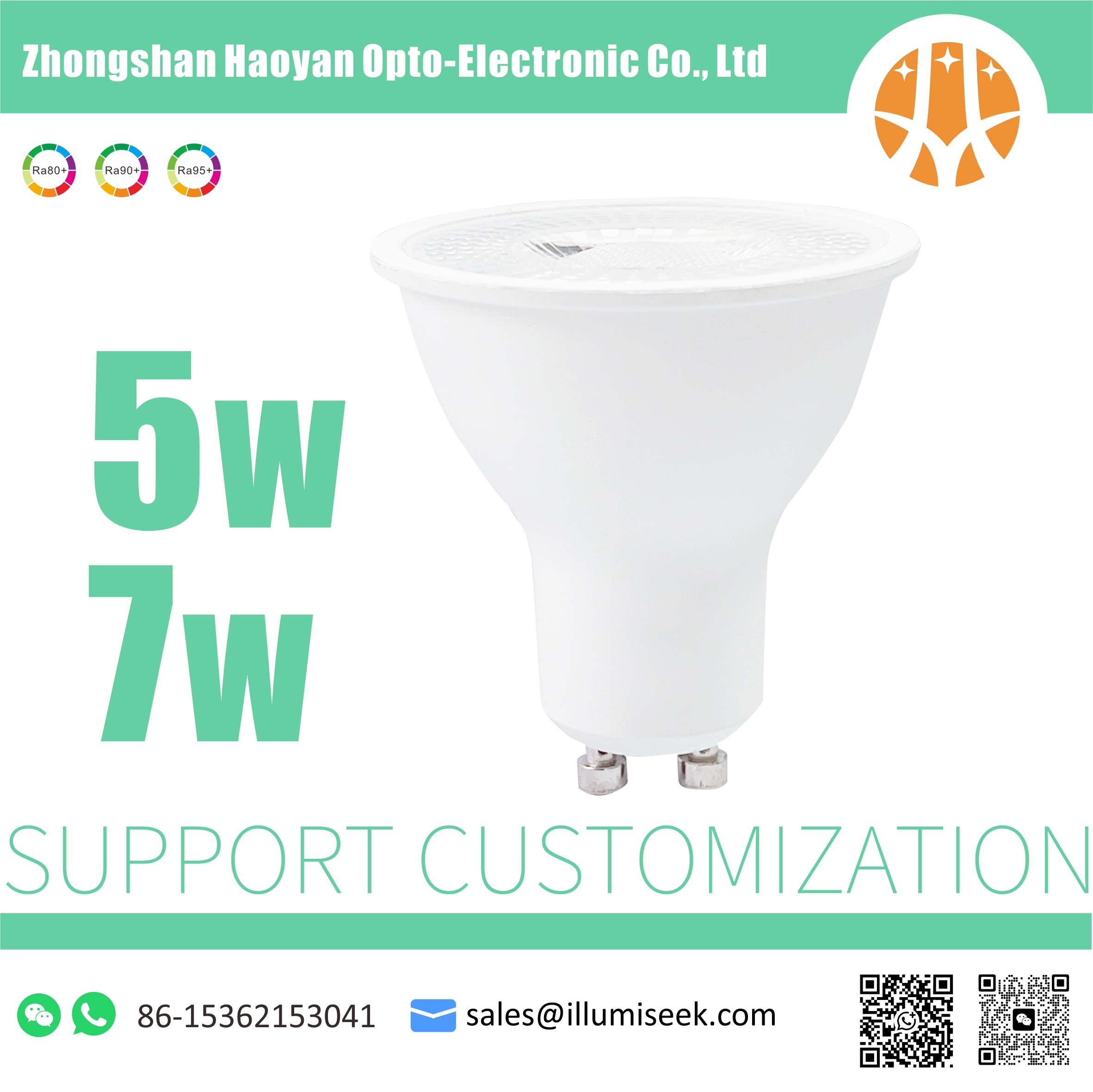 5W 7W GU10 MR16 LED Bulbs