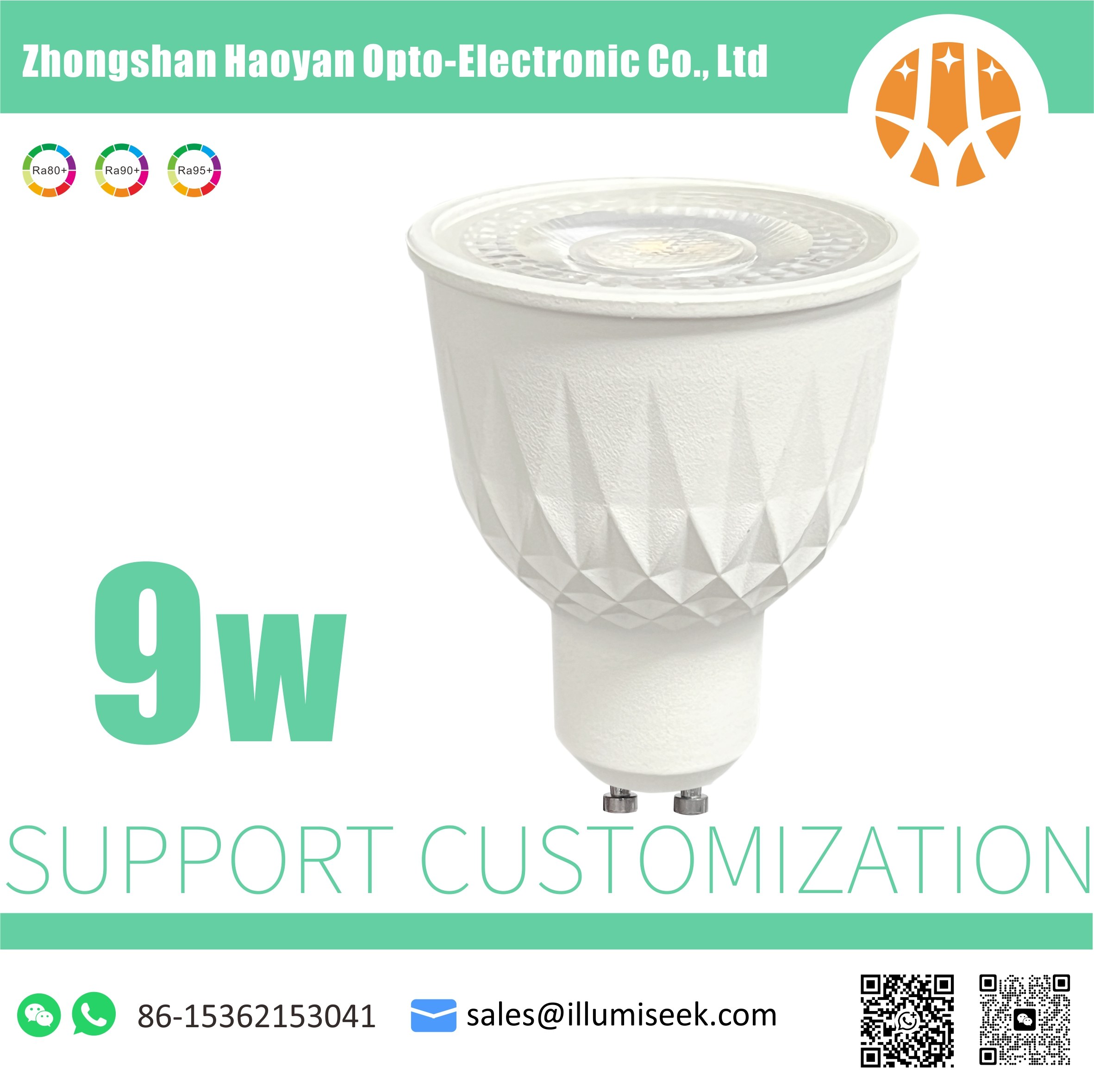 7W 9W GU10 MR16 LED Bulbs