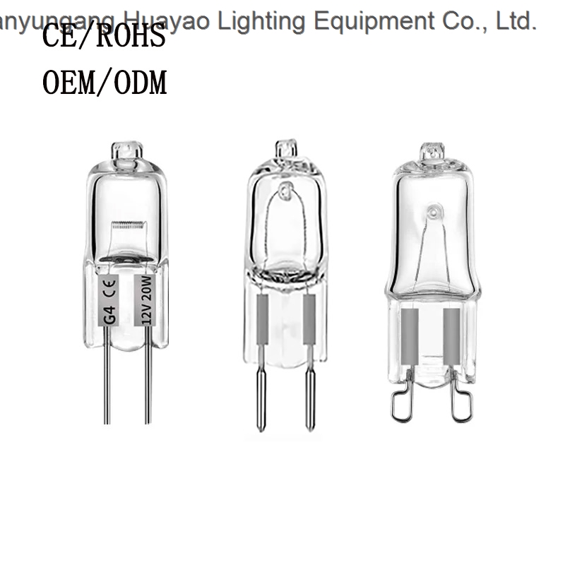 Halogen Bulb G5.3 G6.35 12v 24v 110v 230v 20w 35w 50w G4 G8 G9 Halogen Lamp